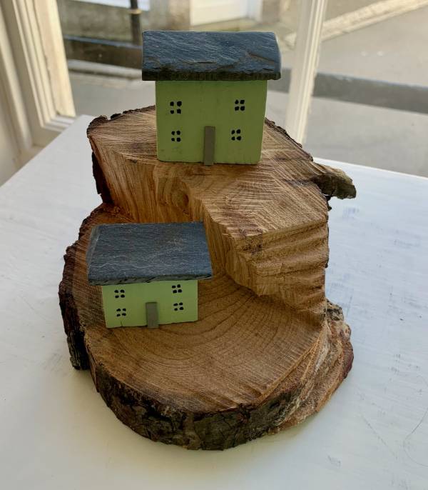 - a , Sculpture wood by Keith Boulton, measuring 13 x 16 cm (H x W) £55